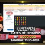 BUKTI JACKPOT SLOT GATES OF OLYMPUS TERPERCAYA DI INDONESIA TGL 31-10-2024