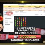 BUKTI JACKPOT SLOT GATES OF OLYMPUS 1000 TERPERCAYA DI INDONESIA TGL 19-10-2024